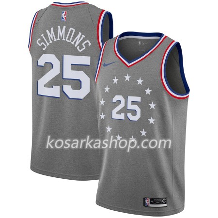 Dres Philadelphia 76ers Ben Simmons 25 Nike 2018-19 City Edition Siva Swingman